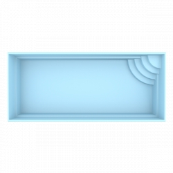 Rom glasfiberpool