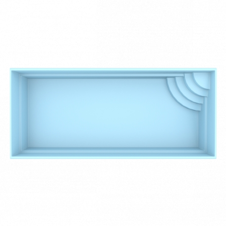 Rom glasfiberpool